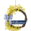 Enchanted Garden™ 20" Natural Wreath Outdoor Wall Art
