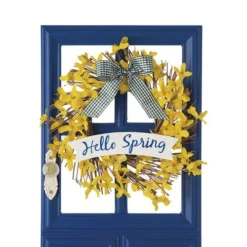 Enchanted Garden™ 19.7" Wood Floral Door Outdoor Wall Art - Assorted Styles -The Thrive Yard Sales 2775420A rightview