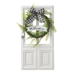 Enchanted Garden™ 19.7" Wood Floral Door Outdoor Wall Art - Assorted Styles -The Thrive Yard Sales 2775420B