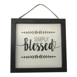 Enchanted Garden™ 10" Wood Square Outdoor Wall Art - Assorted Styles -The Thrive Yard Sales 2775441 B P