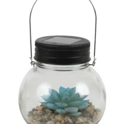Enchanted Garden™ Artificial Succulent Solar LED Glass Jar - Assorted Styles -The Thrive Yard Sales 2775442 B