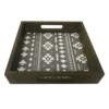 Enchanted Garden™ 11.75" X 6.3" Aztec Printed Wood Tray -The Thrive Yard Sales 2775445 A P LS