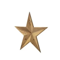 Enchanted Garden™ 17.5" Wood Star Outdoor Wall Art - Assorted Colors -The Thrive Yard Sales 2775453A backview