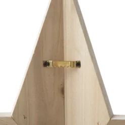 Enchanted Garden™ 17.5" Wood Star Outdoor Wall Art - Assorted Colors -The Thrive Yard Sales 2775453B topview