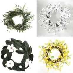 Enchanted Garden™ 22" Spring Wreath Outdoor Wall Art - Assorted Styles