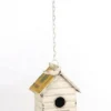 Enchanted Garden® 20.8" Rustic Yellow Metal Bird House -The Thrive Yard Sales 2775467