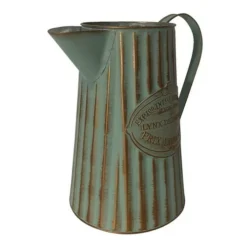 Enchanted Garden™ 10.6" Metal Pitcher - Assorted Styles -The Thrive Yard Sales 2775471 B P LS