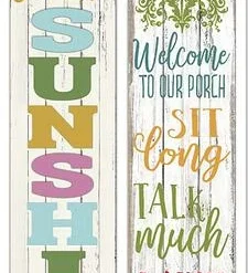 Enchanted Garden™ 43" Double-Sided Outdoor Wall Art