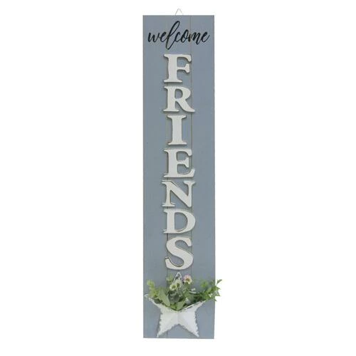 Enchanted Garden™ 35.6" Porch Sign Outdoor Wall Art - Assorted Styles 3 Enchanted Garden™ 35.6" Porch Sign Outdoor Wall Art - Assorted Styles