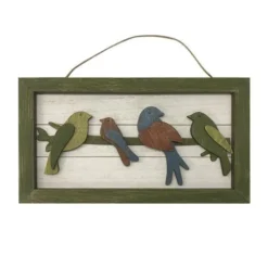 Enchanted Garden™ 7.8" Wood Bird Outdoor Wall Art - Assorted Styles -The Thrive Yard Sales 2775489 A P