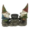 Enchanted Garden™ 11.4" Solar Gnomes Statue -The Thrive Yard Sales 2775495 P