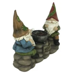 Enchanted Garden™ 11.4" Solar Gnomes Statue -The Thrive Yard Sales 2775495 P LS