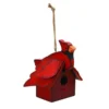 Enchanted Garden® 5.3" Wood & Metal Red Birdhouse