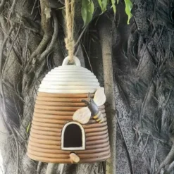 Enchanted Garden® 7.3" Bee Hive Bird House - Assorted Styles -The Thrive Yard Sales 2775499 1800