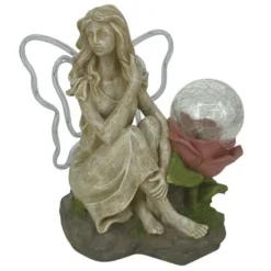 Enchanted Garden™ 8.4" Solar Fairy Statue - Assorted Styles -The Thrive Yard Sales 2775501 A P