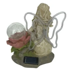Enchanted Garden™ 8.4" Solar Fairy Statue - Assorted Styles -The Thrive Yard Sales 2775501 A P BK