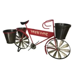 Enchanted Garden™ Metal Bike With Planters -The Thrive Yard Sales 2775521 P