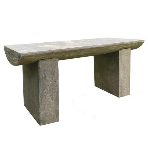 Enchanted Garden™ 38.1" Wood Look Bench 3 Enchanted Garden™ 38.1" Wood Look Bench