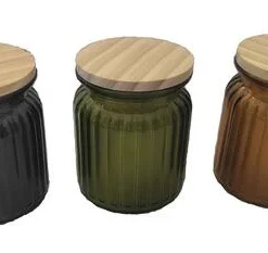 Enchanted Garden™ 7.5 Oz. Glass Farmhouse Citronella Candle - Assorted Colors -The Thrive Yard Sales 2775549 2021 CMYK