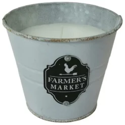 Enchanted Garden™ 8 Oz. Farmer's Market Metal Bucket Citronella Candle - Assorted Styles 7 Enchanted Garden™ 8 Oz. Farmer's Market Metal Bucket Citronella Candle - Assorted Styles -The Thrive Yard Sales 2775558 Bucket 1
