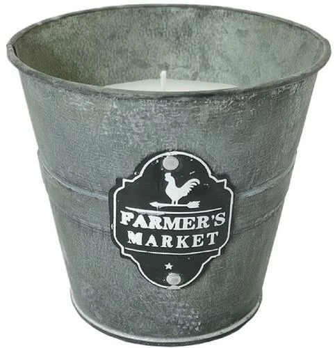 Enchanted Garden™ 8 Oz. Farmer's Market Metal Bucket Citronella Candle - Assorted Styles 5 Enchanted Garden™ 8 Oz. Farmer's Market Metal Bucket Citronella Candle - Assorted Styles - Image 3