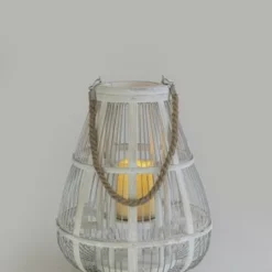 Enchanted Garden™ 14" Wood Lantern -The Thrive Yard Sales 2775562 lit2 3600px