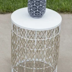 Enchanted Garden™ 7.8" Ceramic Moroccan Die-Cut Lantern - Assorted Colors -The Thrive Yard Sales 2775571 2775580 PatioFurnitureShoot