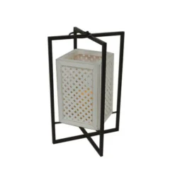 Enchanted Garden™ 18" Bamboo Flameless Candle LED Lantern -The Thrive Yard Sales 2775572