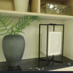 Enchanted Garden™ 18" Bamboo Flameless Candle LED Lantern -The Thrive Yard Sales 2775572 4