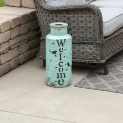 Enchanted Garden™ 19.5" Ceramic Solar Lantern 9 Enchanted Garden™ 19.5" Ceramic Solar Lantern -The Thrive Yard Sales 2775591 PatioFurnitureShoot2