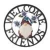 Enchanted Garden™ 21.5" Gnome Welcome Wheel Outdoor Wall Art -The Thrive Yard Sales 2775608 906412 1800