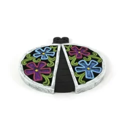 Enchanted Garden™ 12.4" White Lady Bug Stepping Stone