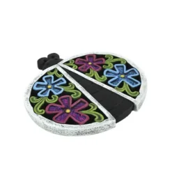 Enchanted Garden™ 12.4" White Lady Bug Stepping Stone -The Thrive Yard Sales 2775678 P LS