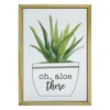 Enchanted Garden™ 6" Wood Aloe There Outdoor Wall Art -The Thrive Yard Sales 2775683.2022