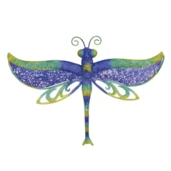 Enchanted Garden™ 12.2" Blue Dragonfly Wall Art