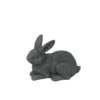 Enchanted Garden 5" Gray Bunny Statue