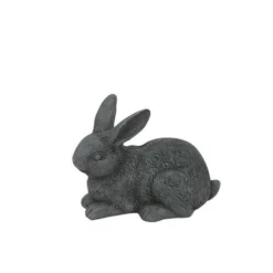 Enchanted Garden 5" Gray Bunny Statue