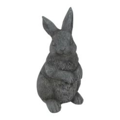 Enchanted Garden 7" Gray Bunny Statue