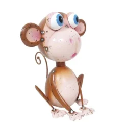 Enchanted Garden 9.45" Metal Monkey