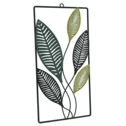 Enchanted Garden™ Metal Dark Leaf Outdoor Wall Art -The Thrive Yard Sales 2775789 P RS 2