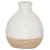 Enchanted Garden™ 5.12" Terracotta And White Vase