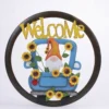 Enchanted Garden™ 24'' Welcome Wheel Outdoor Wall Art -The Thrive Yard Sales 2775813 911009 1800