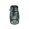 Enchanted Garden™ 17.7" Black Wooden LED Lantern