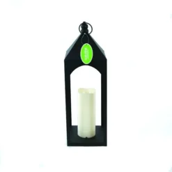 Enchanted Garden™ 19.3" Black Metal LED Lantern 12 Enchanted Garden™ 19.3" Black Metal LED Lantern -The Thrive Yard Sales 2775819 P LS