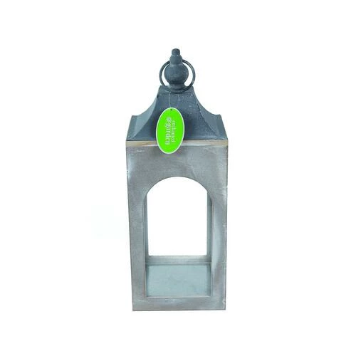 Enchanted Garden™ 17.3" Antique White Wooden LED Lantern 7 Enchanted Garden™ 17.3" Antique White Wooden LED Lantern - Image 5