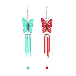 Enchanted Garden 24" Metal Butterfly Wind Chime - Assorted Styles 11 Enchanted Garden 24" Metal Butterfly Wind Chime - Assorted Styles -The Thrive Yard Sales 2775837 leftsideview.jpg