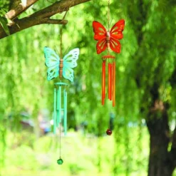 Enchanted Garden 24" Metal Butterfly Wind Chime - Assorted Styles 13 Enchanted Garden 24" Metal Butterfly Wind Chime - Assorted Styles -The Thrive Yard Sales 2775837 scene02.jpg