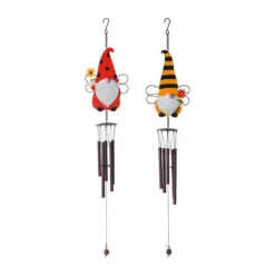 Enchanted Garden 30" Gnome Wind Chime - Assorted Styles