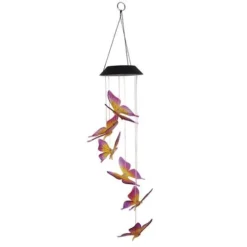 Enchanted Garden® 23.62" Solar Butterfly Wind Chime