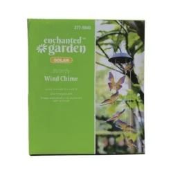 Enchanted Garden® 23.62" Solar Butterfly Wind Chime -The Thrive Yard Sales 2775843 P FS2